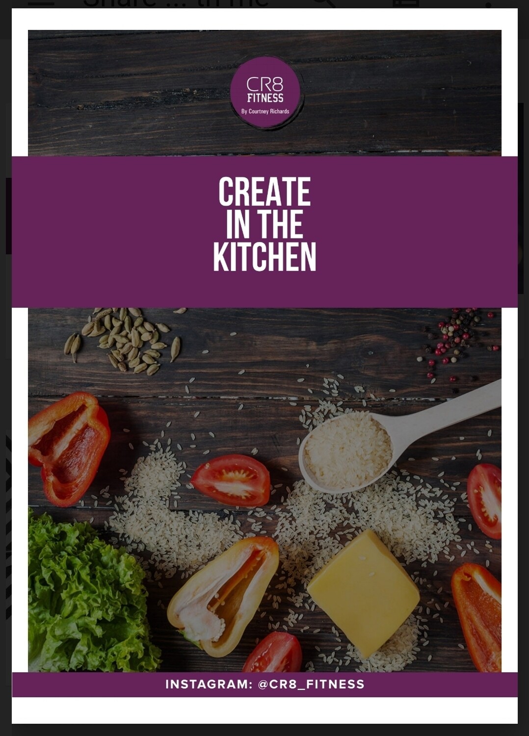 Creat In The Kitchen e-book