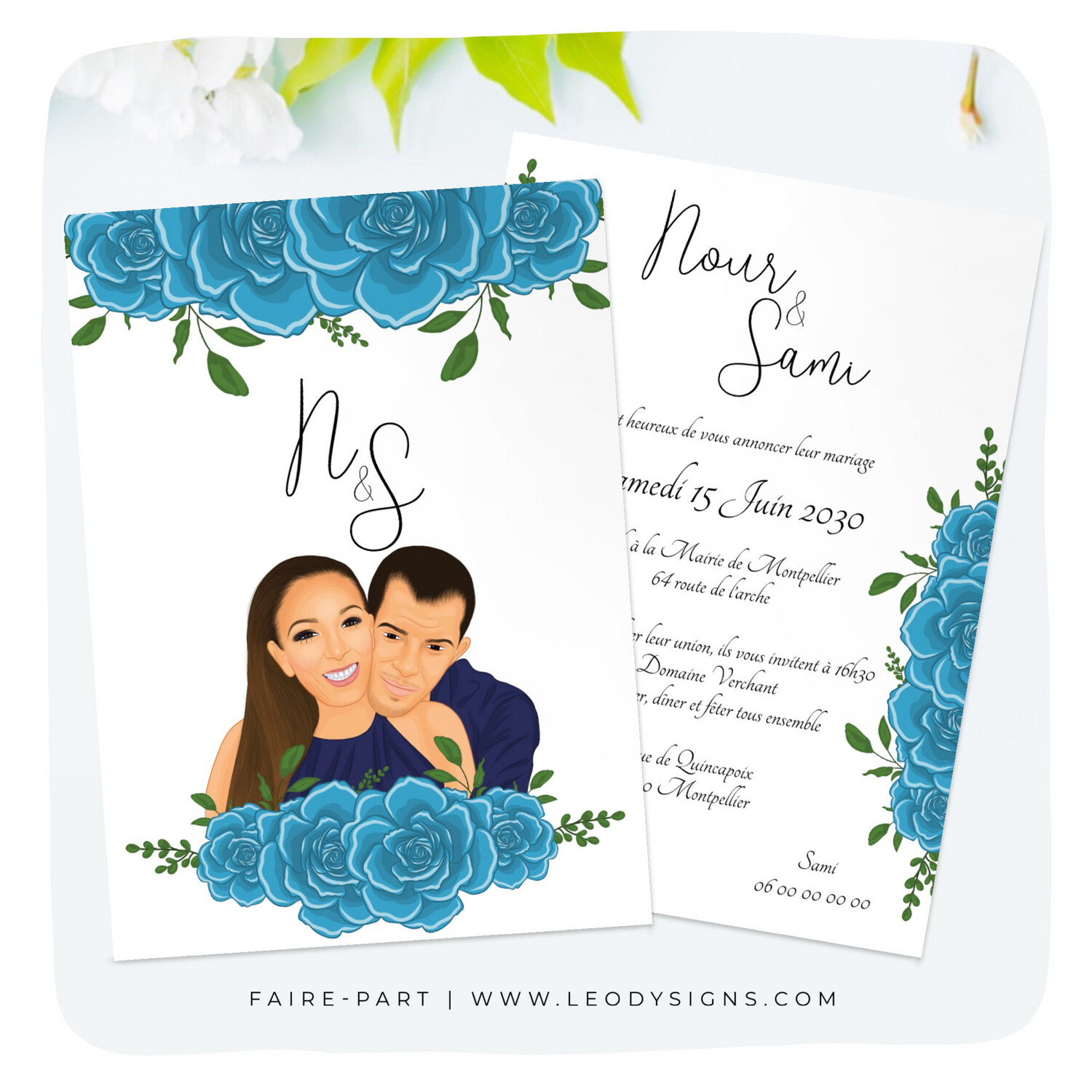 FAIRE-PART MARIAGE HOA
