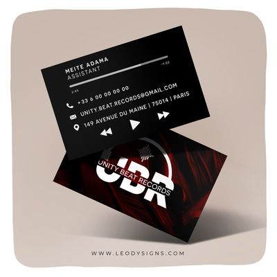 DEVIS CONCEPTION DE CARTE DE VISITE