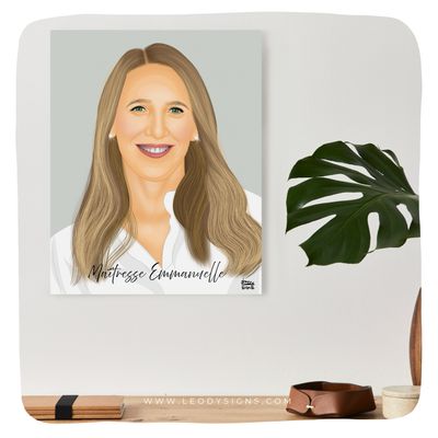 PORTRAIT CARTOON 40x50CM (SUR TOILE) PORTRAIT CARTOON 40x50CM (SUR TOILE)