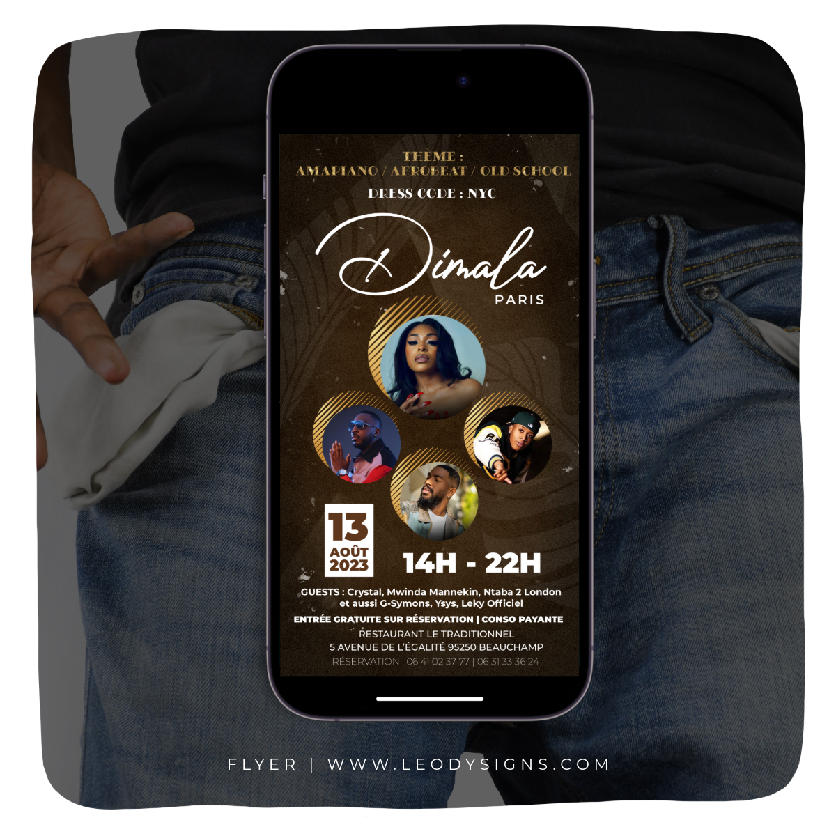 DEVIS CONCEPTION DE FLYER