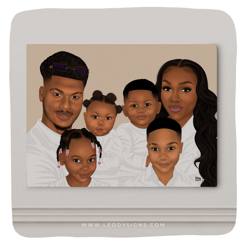 PORTRAIT CARTOON 75x100CM (SUR TOILE) PORTRAIT CARTOON 75x100CM (SUR TOILE)