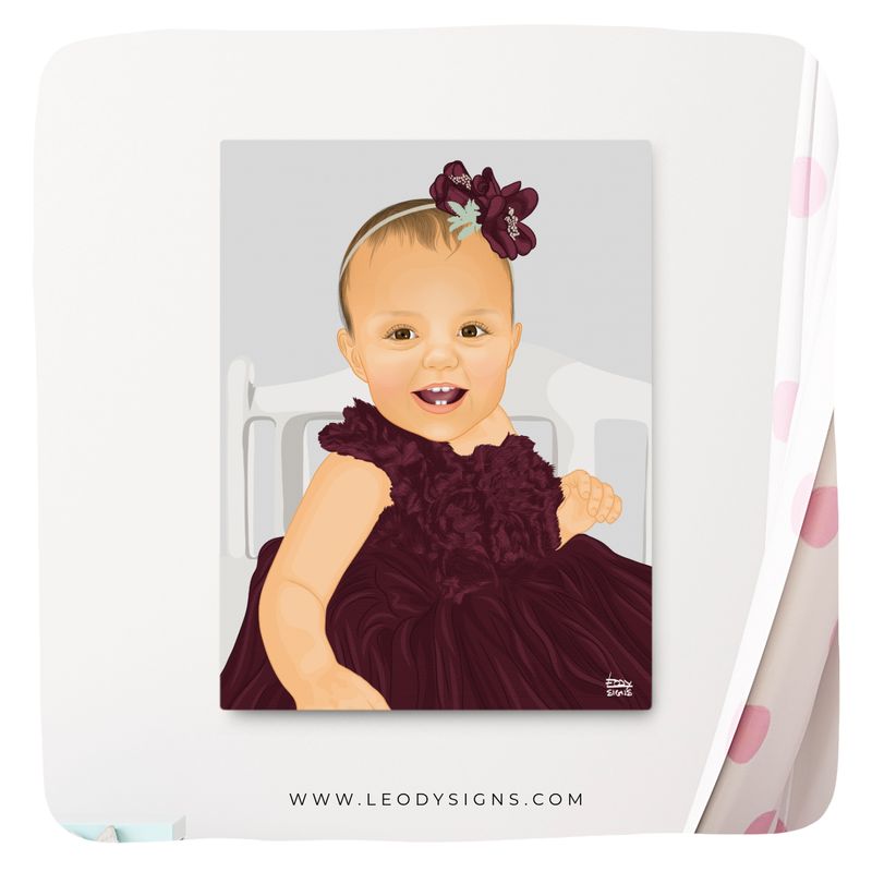 PORTRAIT CARTOON 30x40CM (SUR TOILE)