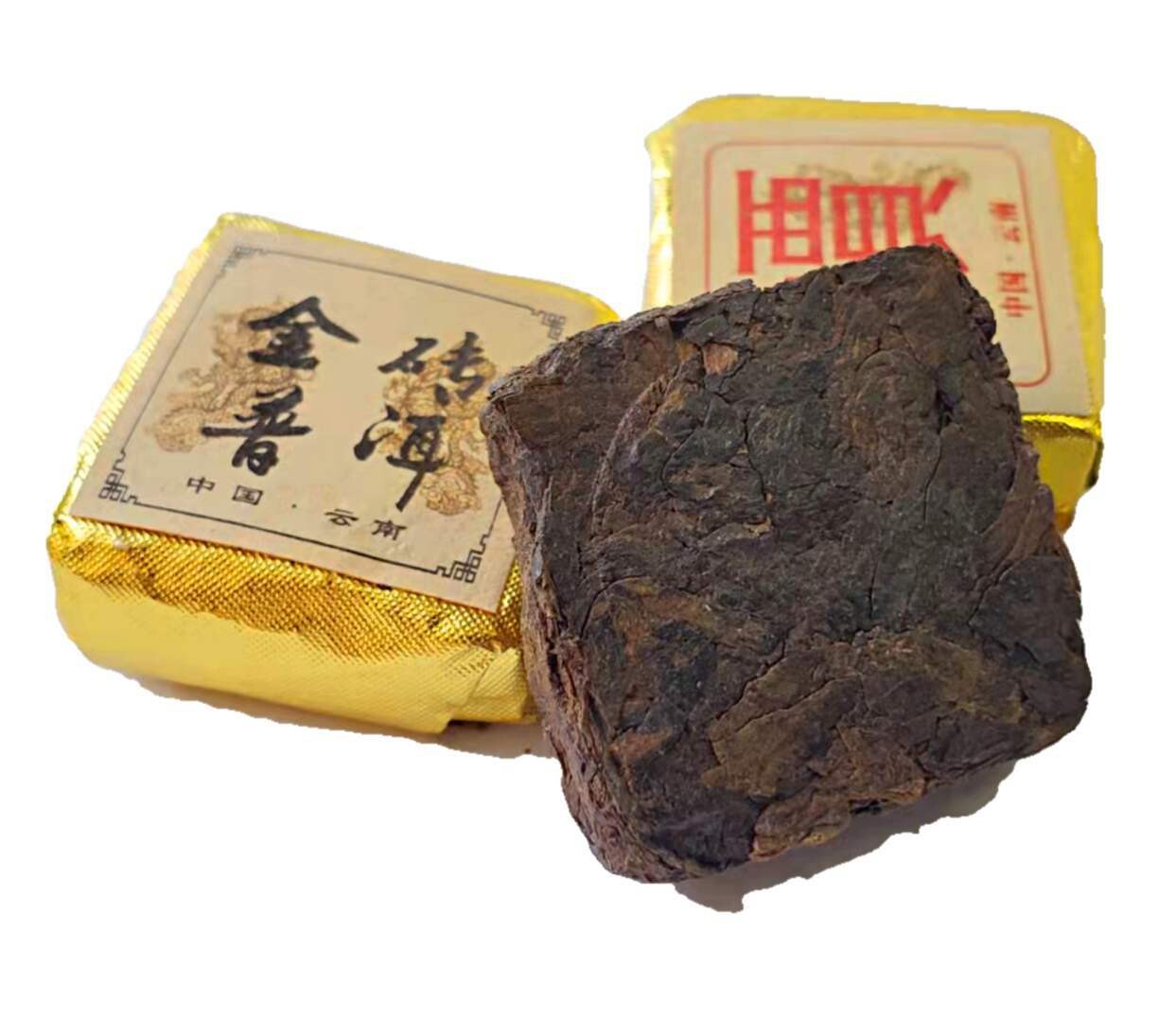 59287 Чай прессованный черный Пуэр Шу "Юньфусян, Чистый Вкус", сяо фан
