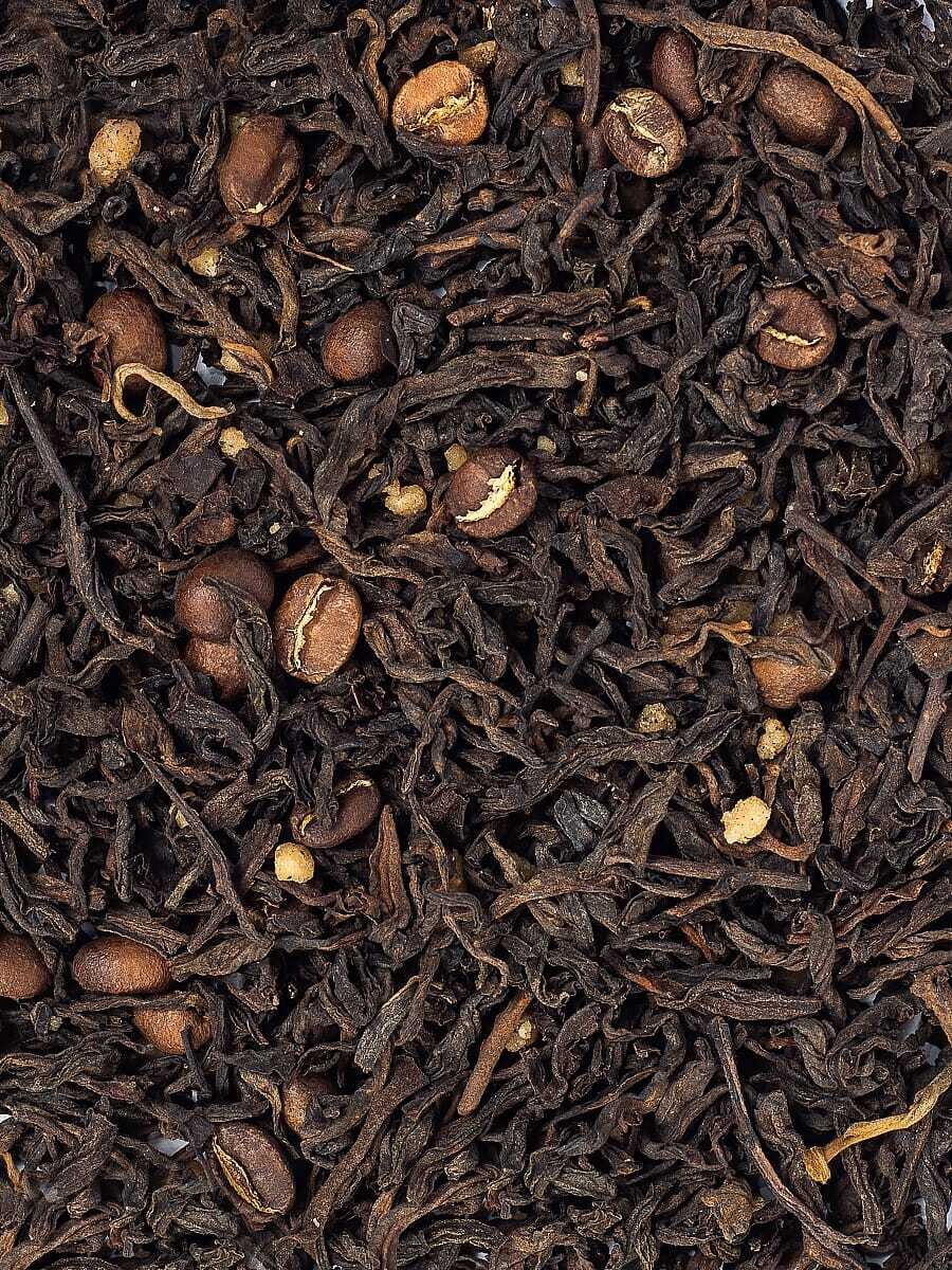 7779D Чай черный ароматизированный ЭЛИТНАЯ коллекция "Пуэр с кофе"