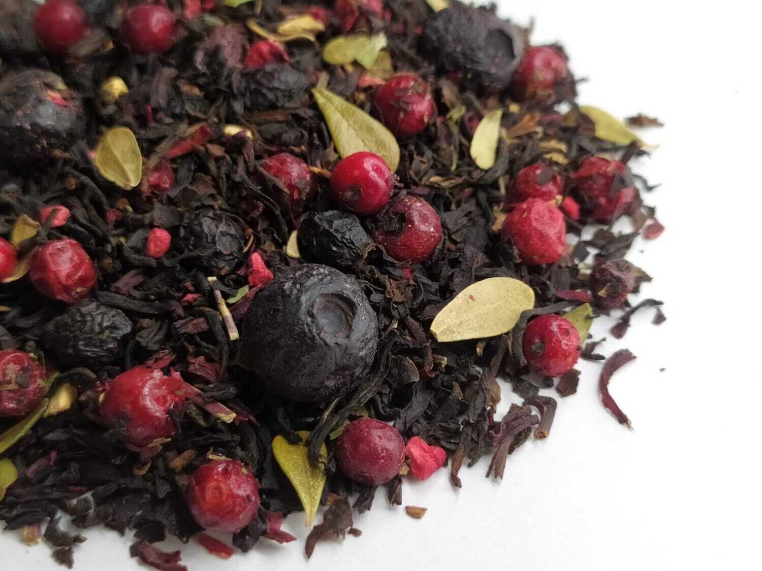 7798D Чай черный ароматизированный ЭЛИТНАЯ коллекция "Лесные ягоды"