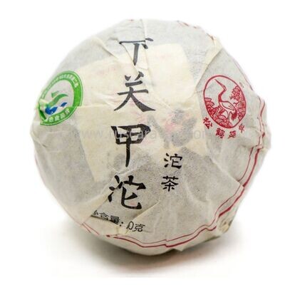 0495/2021 Чай прессованный зеленый Пуэр Шэн "Сягуань, Цзяцзи", то ча 100 гр