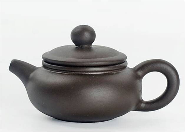 243052.1 Чайный талисман КРОШКА "Фангу" h=3,9см, l=6,8см, 18мл, глина коричневый