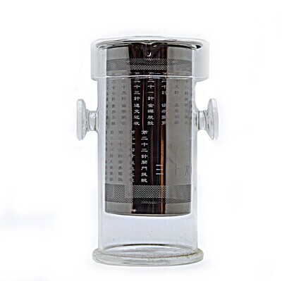 242106 Чайник  "Ханьская колонна" со стальным ситом, стекло