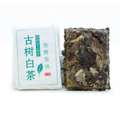 59299 Чай прессованный белый "Со старых деревьев" мини плитка 5 гр (сяо фан)