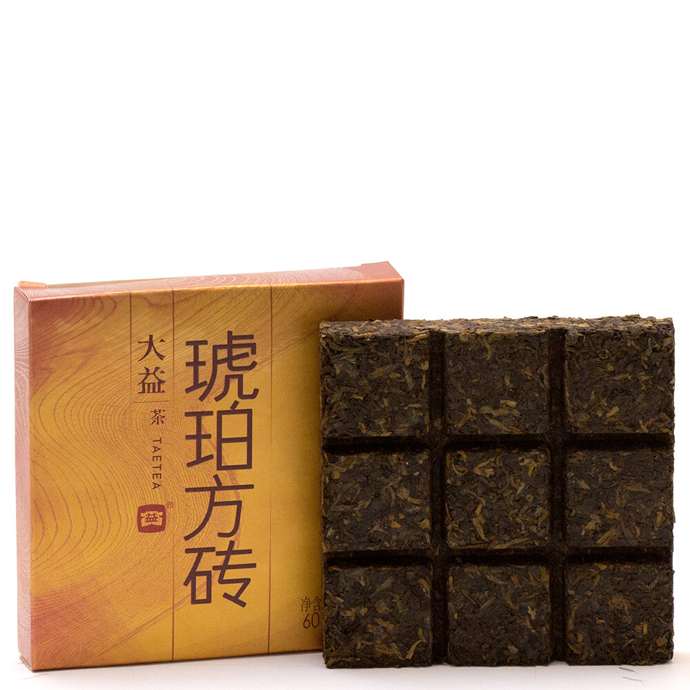 0986к Чай прессованный черный Пуэр Шу "ДАИ, Хупо Фан Чжуань", фан ча, 60 гр