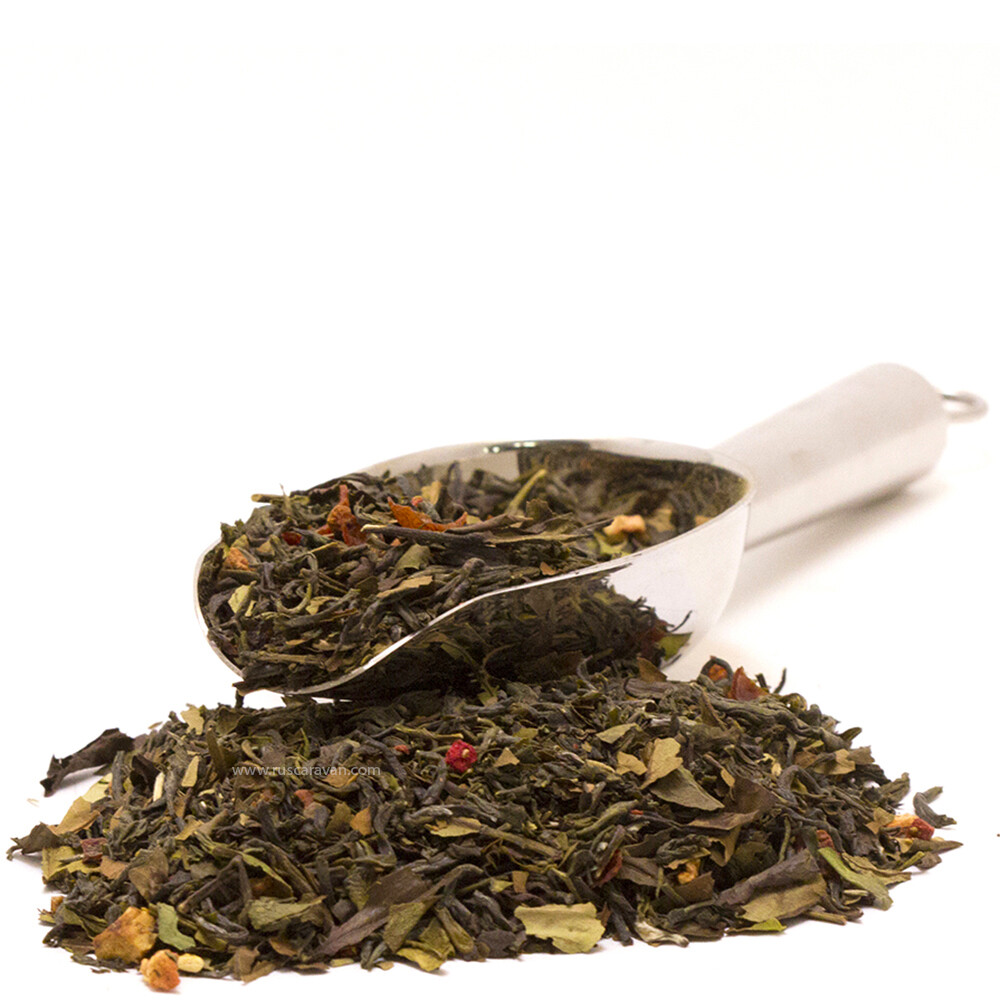 7744 Чай зеленый ароматизированный ЭЛИТНАЯ коллекция "Белый дракон"