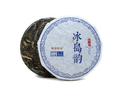 59314 Чай прессованный зеленый Пуэр Шэн "Сэнчжун, Бин Дао", мини бин 50гр