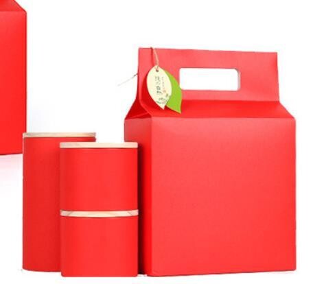 269023.2 Коробка подар. "Red" БЕЗ БАНОК для 4 мал.банок 269019b h=30см, размер=21*11см, картон