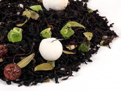 7756D Чай черный ароматизированный ЭЛИТНАЯ коллекция "Морозное лакомство"