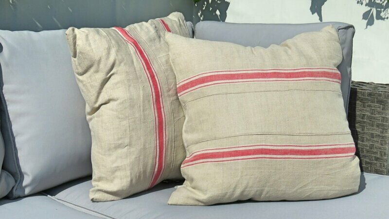 Leinenkissen im Landhausstil