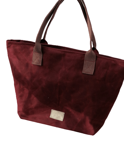 Shopper aus waxed Canvas bordeaux Shopper aus waxed Canvas bordeaux