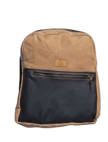 Rucksack waxed Canvas sand