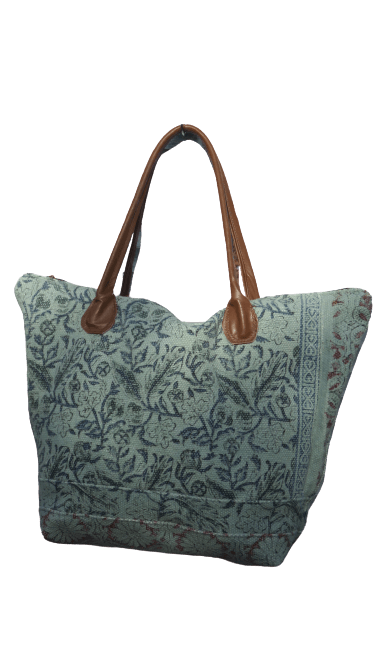 Shopper Teppich Paisley mint
