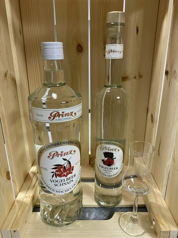 Prinz - Vogelbeer Schnaps 40 % vol. (1,0l / 0,5l) Prinz - Vogelbeer Schnaps 40 % vol. (1,0l / 0,5l)