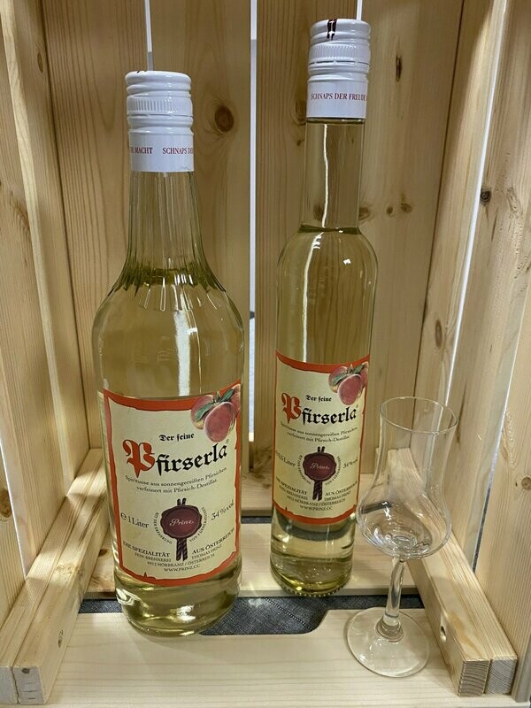 Prinz - Pfirsela 34 % vol. (1,0l / 0,5l) Prinz - Pfirsela 34 % vol. (1,0l / 0,5l)