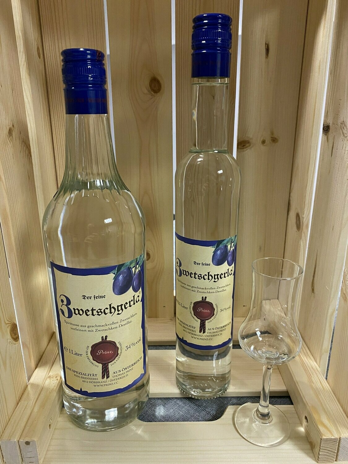 Prinz - Zwetschgerla 34 % vol. (1,0l / 0,5l)