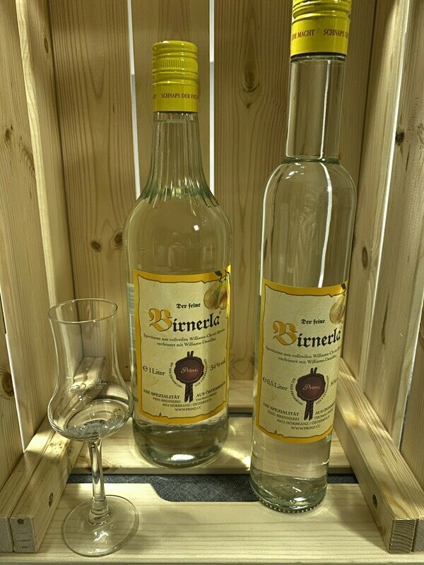 Prinz - Birnerla 34 % vol. (1,0l / 0,5l) Prinz - Birnerla 34 % vol. (1,0l / 0,5l)