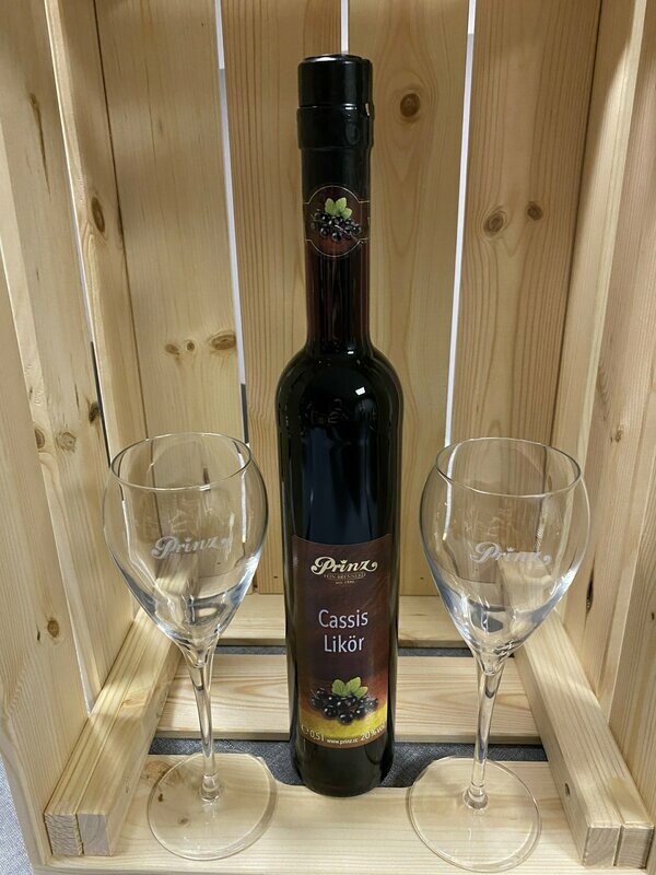 Prinz - Cassis Likör 20 % vol. (0,5l) Prinz - Cassis Likör 20 % vol. (0,5l)