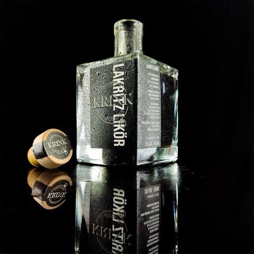 Krink Liqueurs - Lakritzlikör - 25%, 0,5l / 0,02l Krink Liqueurs - Lakritzlikör - 25%, 0,5l / 0,02l