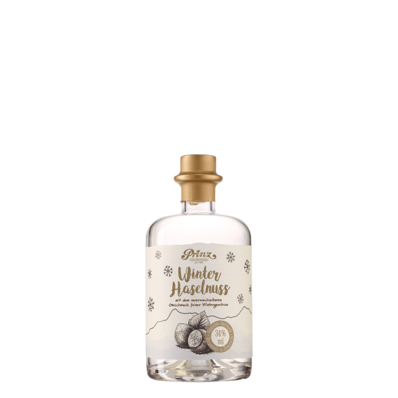 Prinz - Winter Haselnuss 34% vol. (0,5L) Prinz - Winter Haselnuss 34% vol. (0,5L)