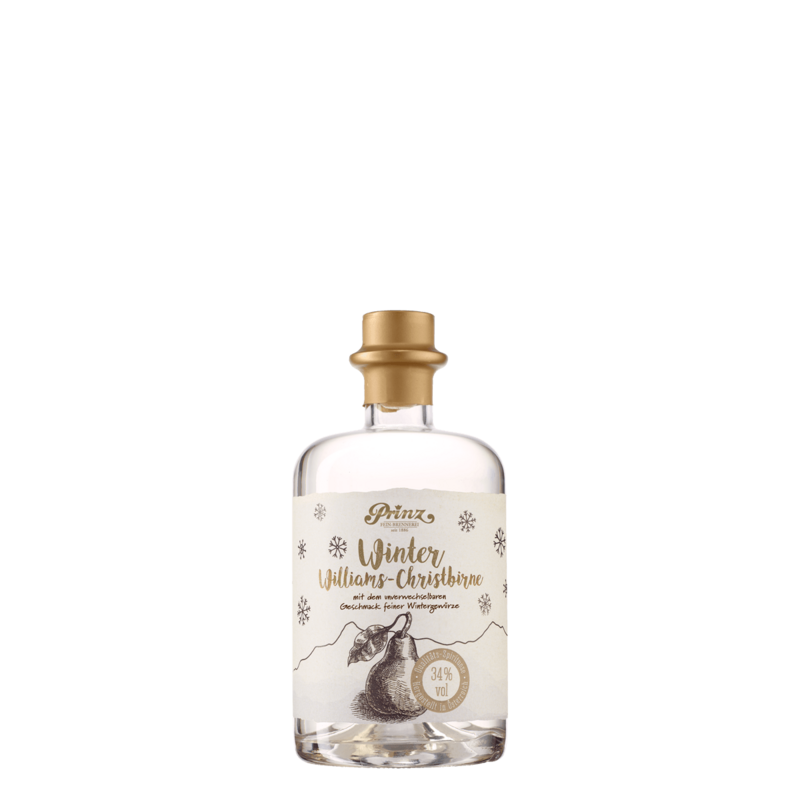 Prinz - Winter Williams-Christbirne 34% vol. (0,5L) Prinz - Winter Williams-Christbirne 34% vol. (0,5L)