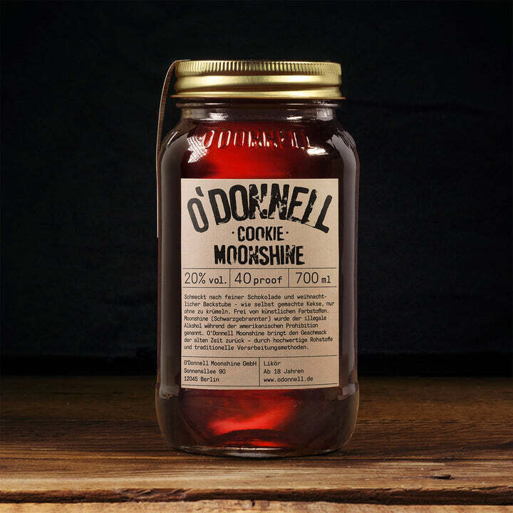 O´Donnell Moonshine - Cookie Likör 20 % vol. - 0,7l O´Donnell Moonshine - Cookie Likör 20 % vol. - 0,7l