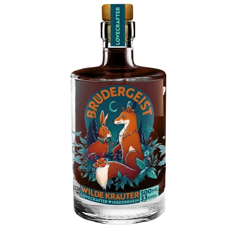 Brüdergeist, Wilde Kräuter 33% Vol. - 0,5l Brüdergeist, Wilde Kräuter 33% Vol. - 0,5l