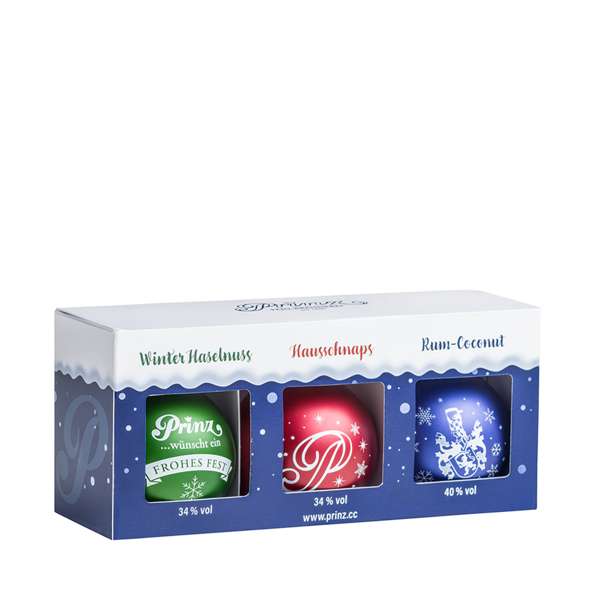 3er Box Christbaumkugeln