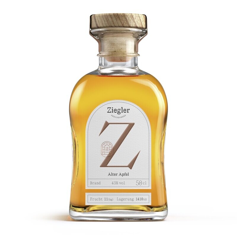 Ziegler - Alter Apfel 43% Vol. - 0,5l Ziegler - Alter Apfel 43% Vol. - 0,5l