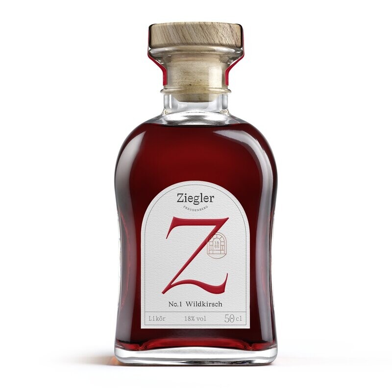 Ziegler - No.1 Wildkirschbrand 43% Vol. - 0,5l Ziegler - No.1 Wildkirschbrand 43% Vol. - 0,5l