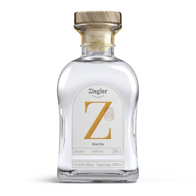 Ziegler - Marille 43% Vol. - 0,5l Ziegler - Marille 43% Vol. - 0,5l