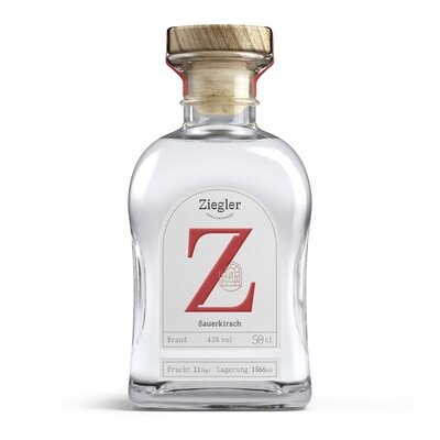 Ziegler - Sauerkirsch 43% Vol. - 0,5l
