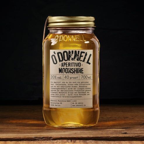 O´Donnell Moonshine - Aperitivo Likör 20 % vol. - 0,7l O´Donnell Moonshine - Aperitivo Likör 20 % vol. - 0,7l