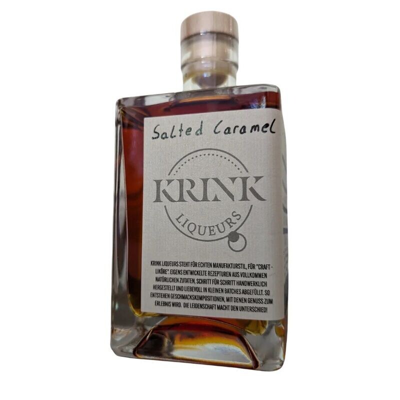 Krink Liqueurs - Salted Caramel, 21% vol - 0,5l Krink Liqueurs - Salted Caramel, 21% vol - 0,5l