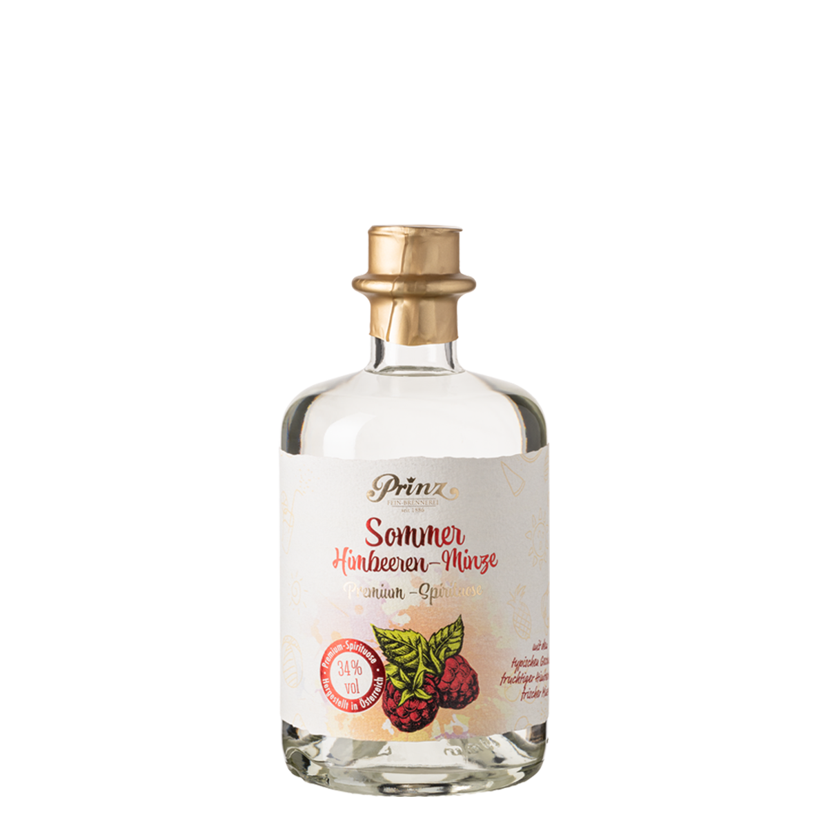 Prinz - Sommer Himbeeren-Minze 34 % vol. (0,5L)