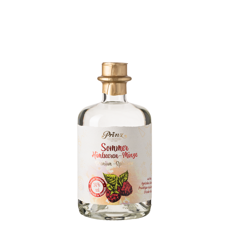Prinz - Sommer Himbeeren-Minze 34 % vol. (0,5L) Prinz - Sommer Himbeeren-Minze 34 % vol. (0,5L)
