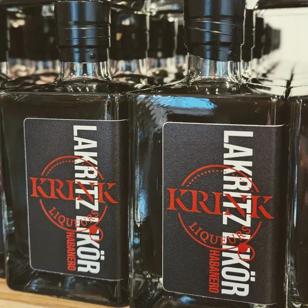 Lakritzlikör mit Chili - 25%, 0,5l