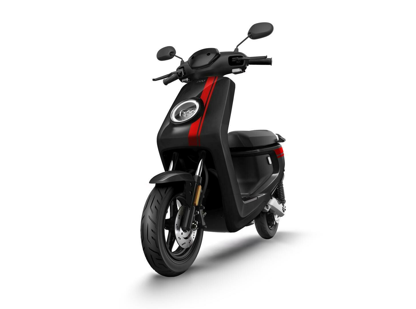 Elektroroller NIU 45 km/h, MQi+ Sport, Farbe: schwarz/rot