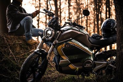 Elektromotorrad 45 km/h, Super Soco TC Wanderer Elektromotorrad 45 km/h, Super Soco TC Wanderer