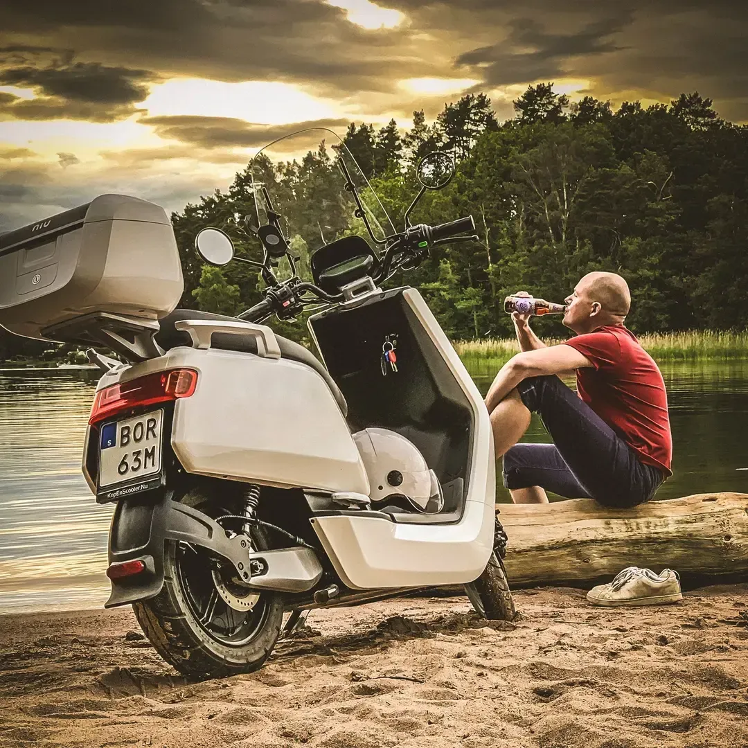 Pumixiy Faltbarer Höhenverstellbarer Scooter Sitz  Produktbild-Vorschau 10