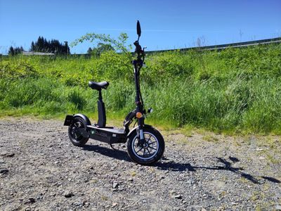 Revoluzzer 4.0 plus E-Scooter mit Sitz und großen Reifen, Eneway