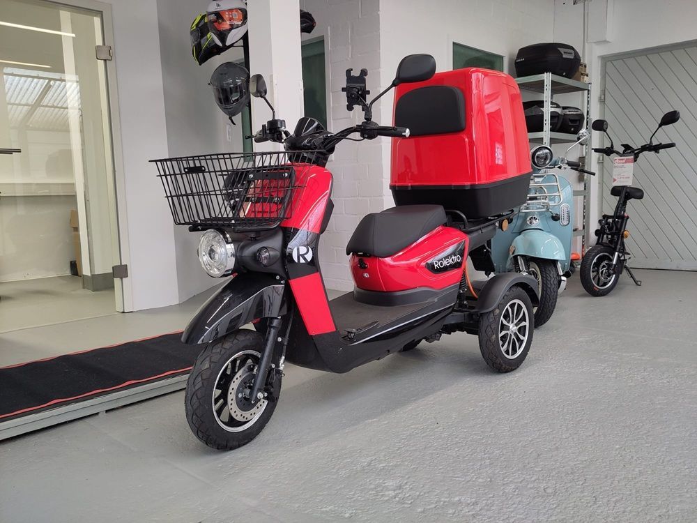 Elektrodreirad Rolektro E-Carrier mit XXL Koffer - im Kundenauftrag