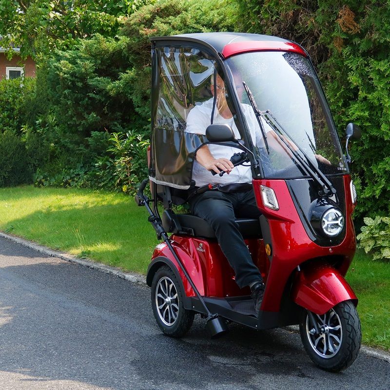 Elektrodreirad Rolektro Deisla DS3-25 mit Dach und Wetterschutz