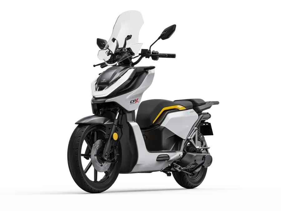 Elektroroller 105 km/h, Vmoto CPX Explorer, ABS, Windschild Elektroroller 105 km/h, Vmoto CPX Explorer, ABS, Windschild, Farbe: Weiß